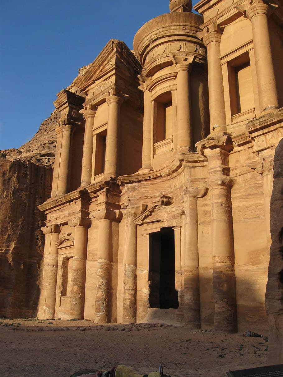 Jordânia, Ruínas, Antiga, PETRA, arqueologia, história, ruína antiga, coluna arquitetônica, arquitetura, passado