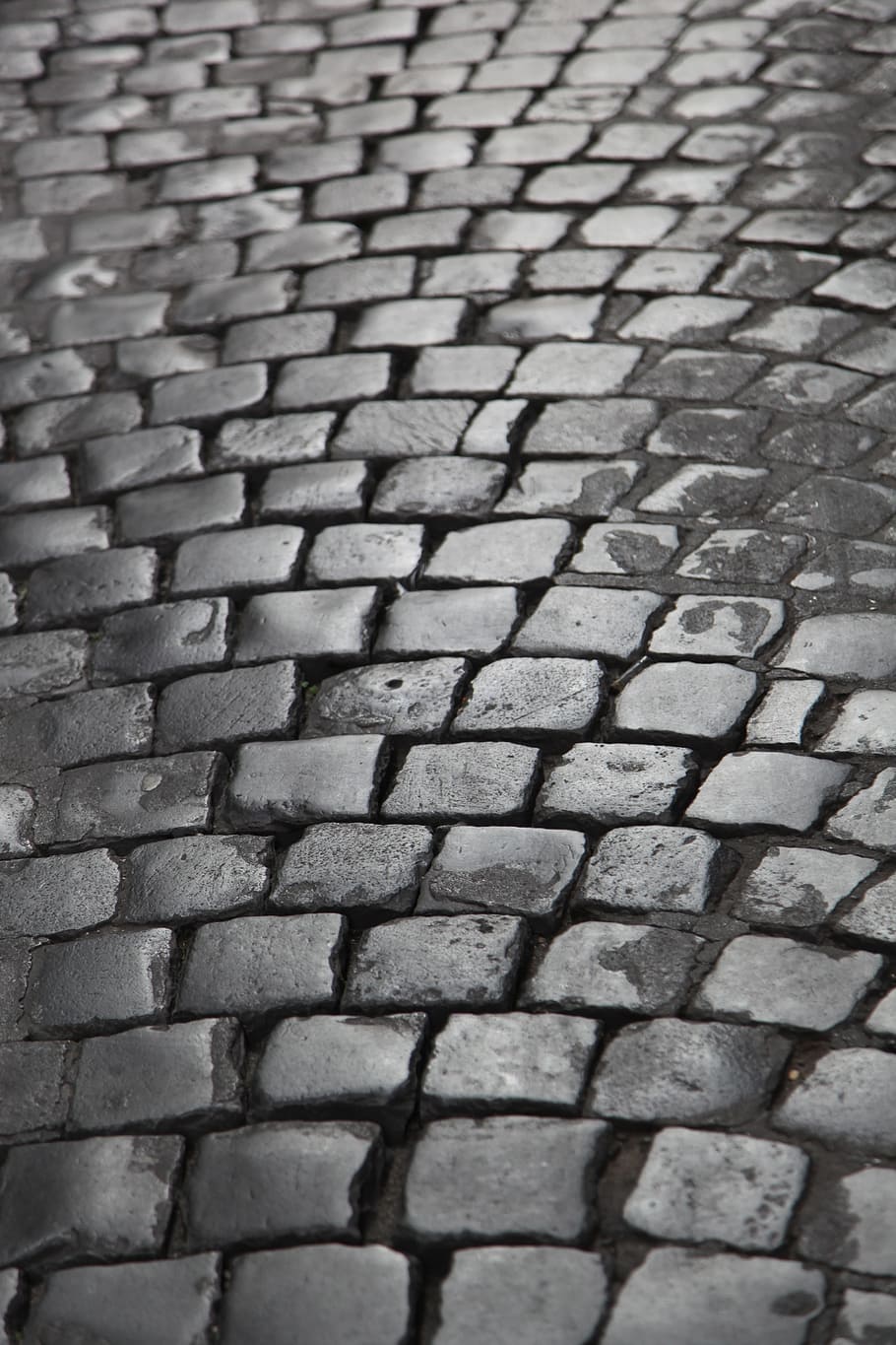 Road, Stone, Cobbles, Texture, stone material, backgrounds, textured, full frame, pattern, street