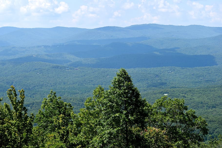 pegunungan appalachian, dahlonega, georgia, gunung, lanskap, kecantikan, indah, pariwisata, perjalanan, appalachia