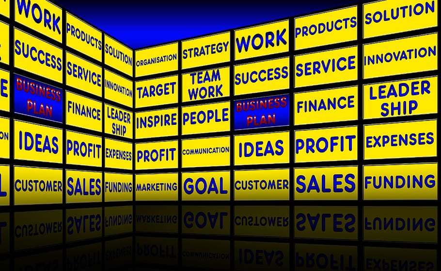 business plan, monitor wall, presentation, business, screen wall, organization, strategy, work, products, problem solution