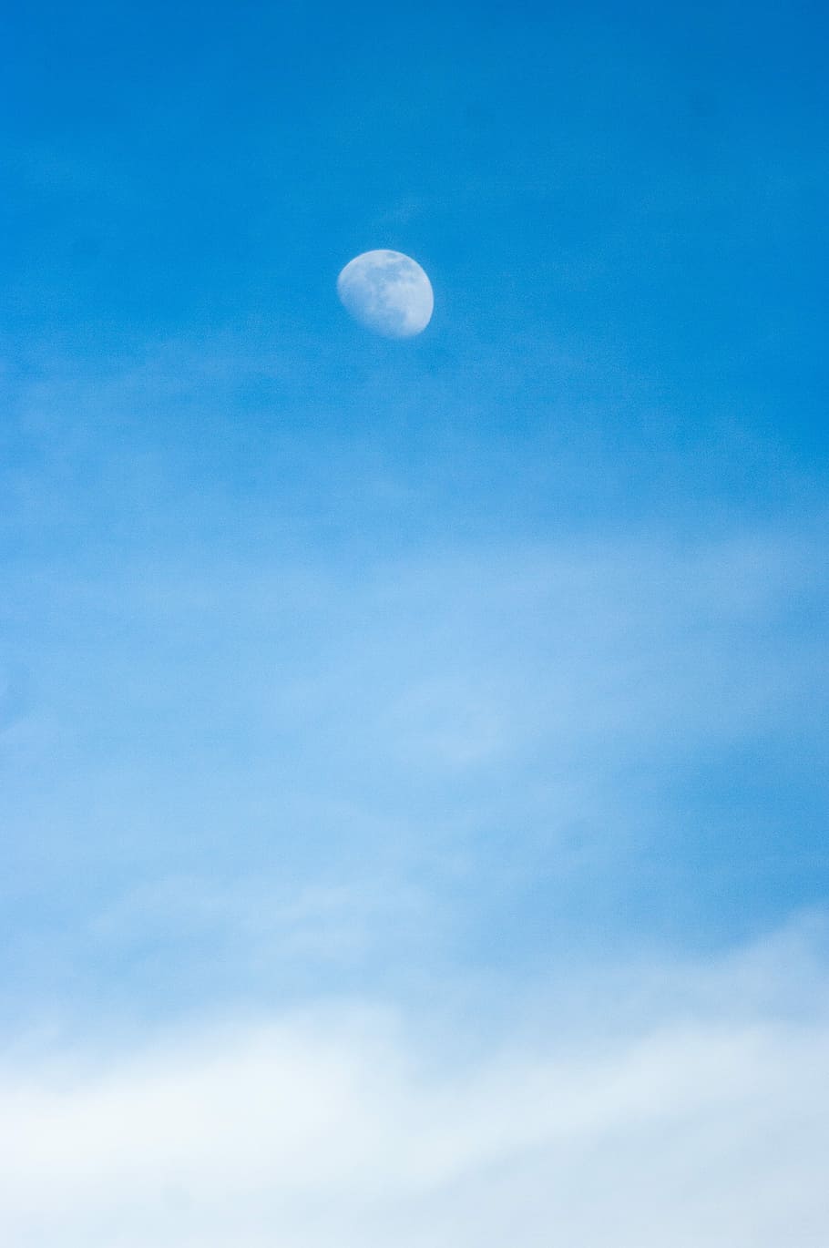 Moon, Moonlight, Nice, Cloud, sky, cloudy sky, mood, blue, clear, strange