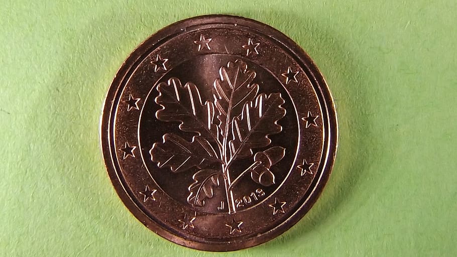 moeda, centavo, euro, dinheiro, metal, troco, espécie, europa, valor, moeda de metal