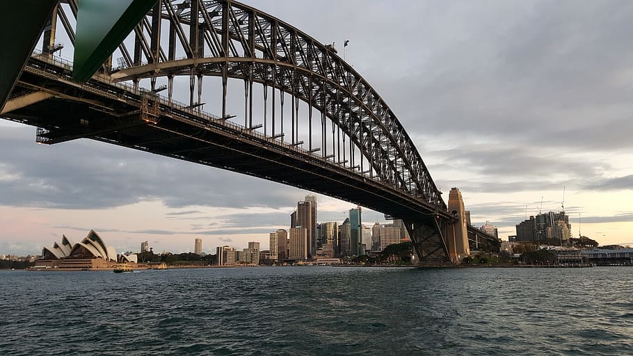 sydney, harbour bridge, harbour, bridge, australia, city, landmark, travel, architecture, tourism