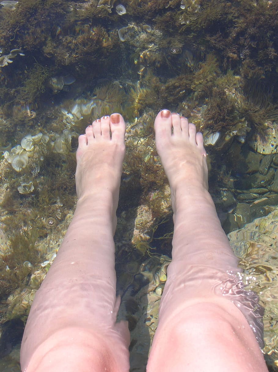 Feet, Water, Relax, Nature, Beach, Lake, sea, bless you, summer, sand