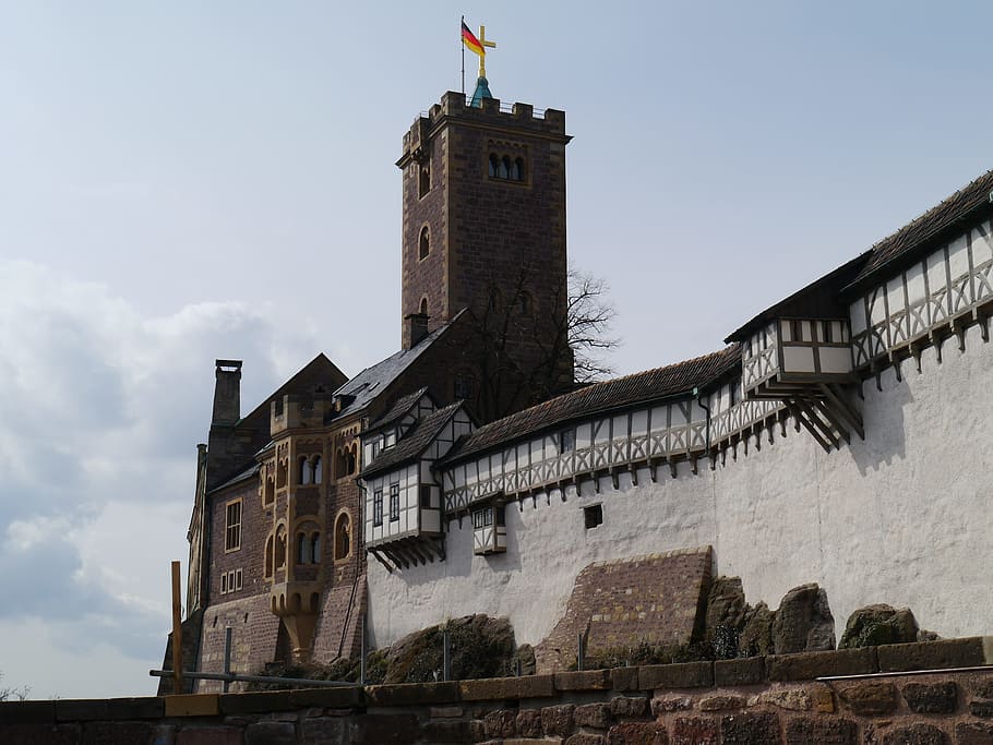 castillo de wartburg, luther, eisenach, turingia alemania, martin luther, alemania, históricamente, junker jörg, tiempos antiguos, reforma