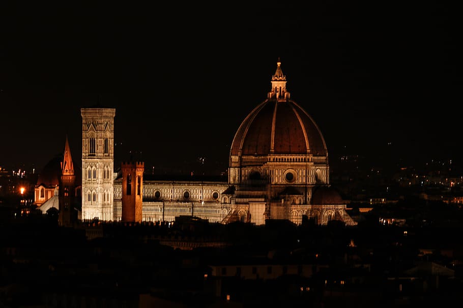 florence, duomo, duomo florence, italy, city, city street, church, cathedral, architecture, history