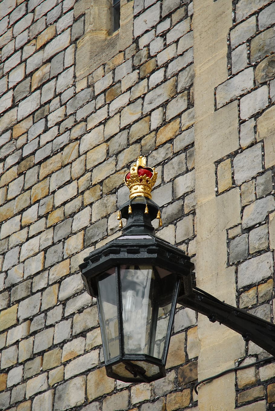 виндзорский замок, лампа, корона, англия, королевский, великобритания, виндзор, турист, монархия, построенная конструкция
