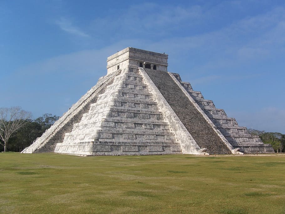 チチェンイツァ, メキシコ, 昼間, ユカタン, マヤ, マヤのピラミッド, 歴史, 過去, ピラミッド, 建築