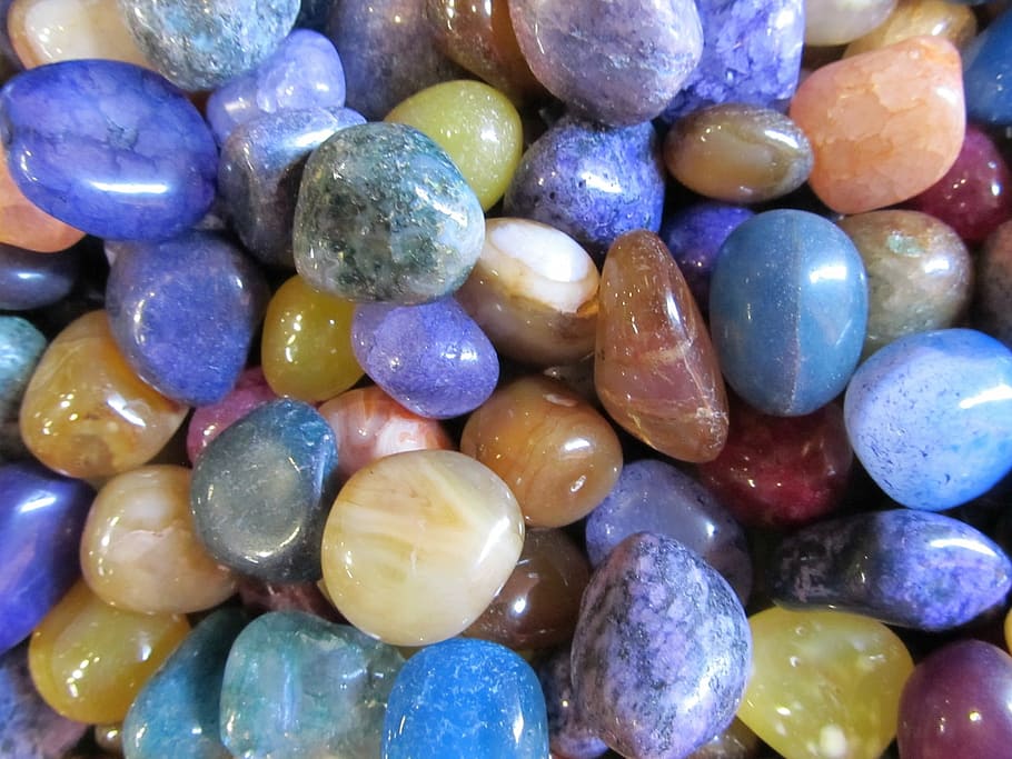 Pebbles, Colorful, Polished, Stones, close up, rocks, landscaping, texture, natural, smooth