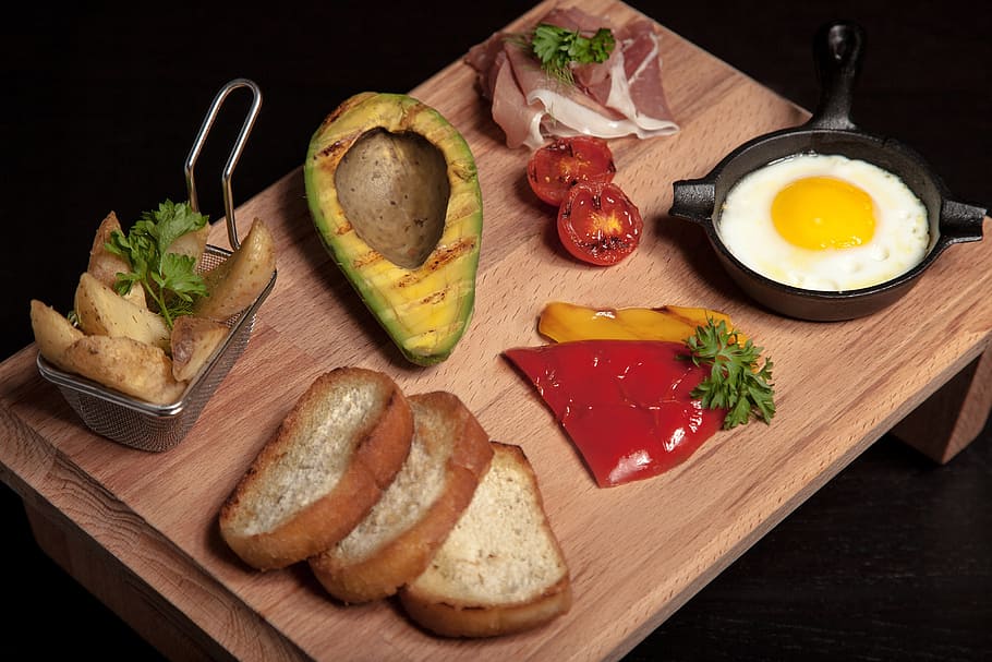 breakfast selection, Eggs, breakfast, selection, food/Drink, food, bread, meal, food And Drink, freshness