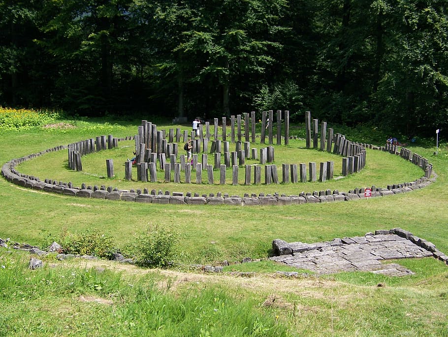 romania, prehistory, civilization, remains, ruins, plant, tree, grave, cemetery, tombstone