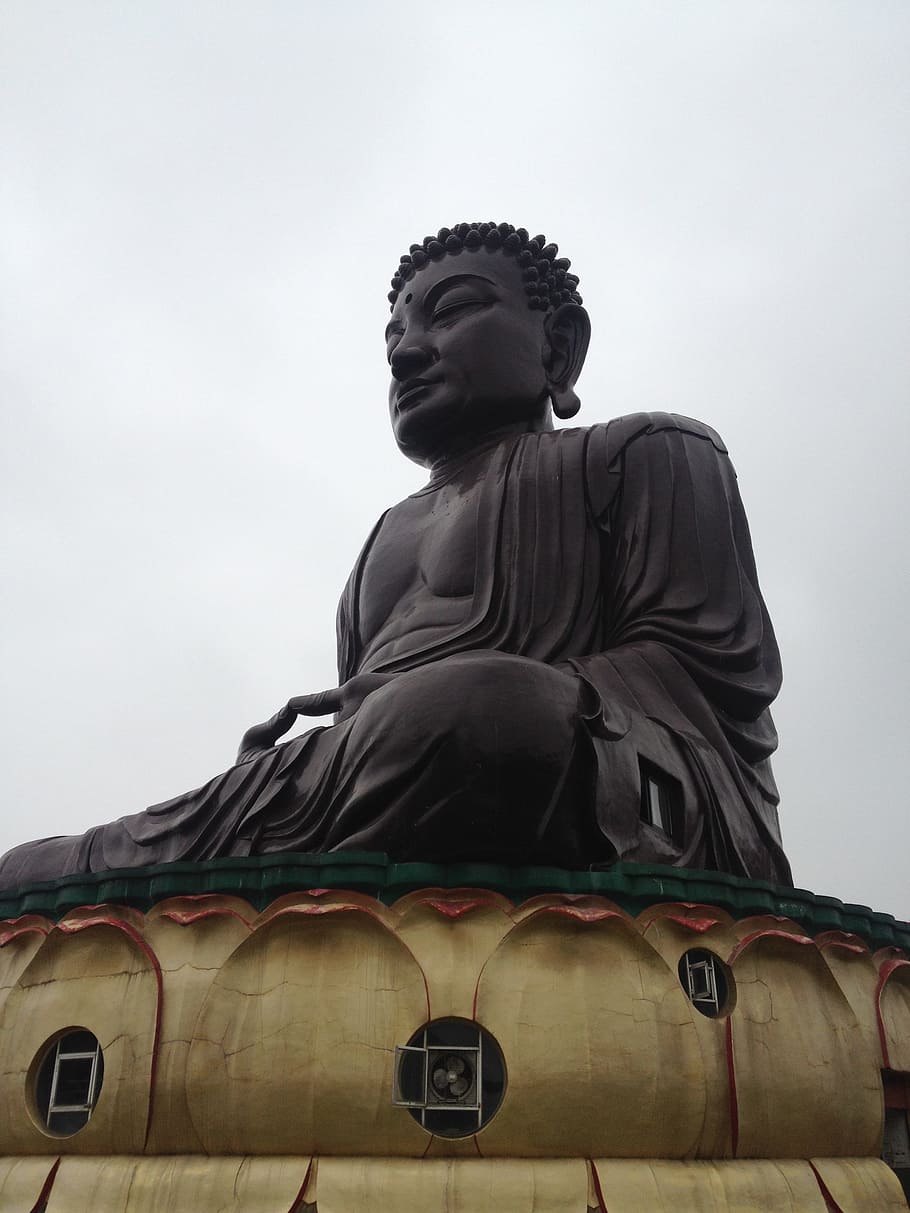 八卦山 big buddha, buddha, the buddha, great, budo, zhu dry, gautama buddha, mountain, taiwan, religion