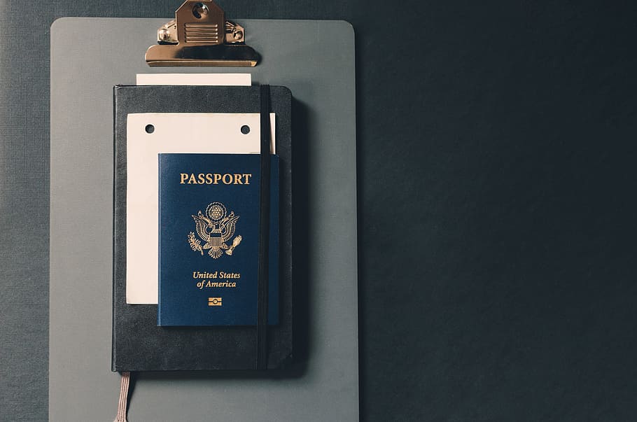 perjalanan paspor, paspor, perjalanan, berbagai, hukum, tidak ada orang, teknologi, close-up, di dalam ruangan, hari