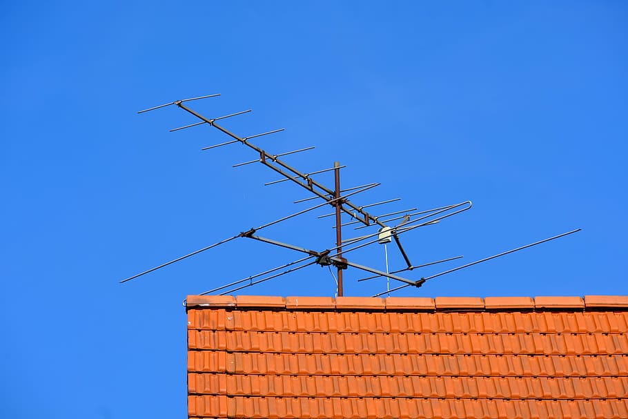 antena, penerimaan televisi, menonton tv, penerimaan, tv, antena rumah, antena atap, antena tv, radio, sinyal