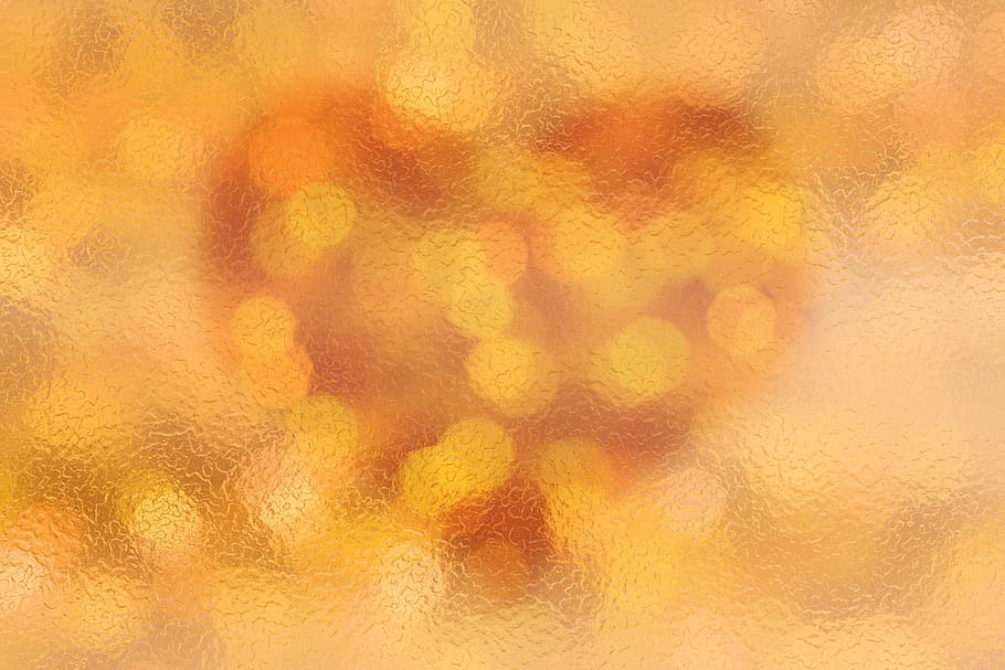 untitled, heart, love, pattern, texture, bokeh, glass, frosted glass, disc, transparent
