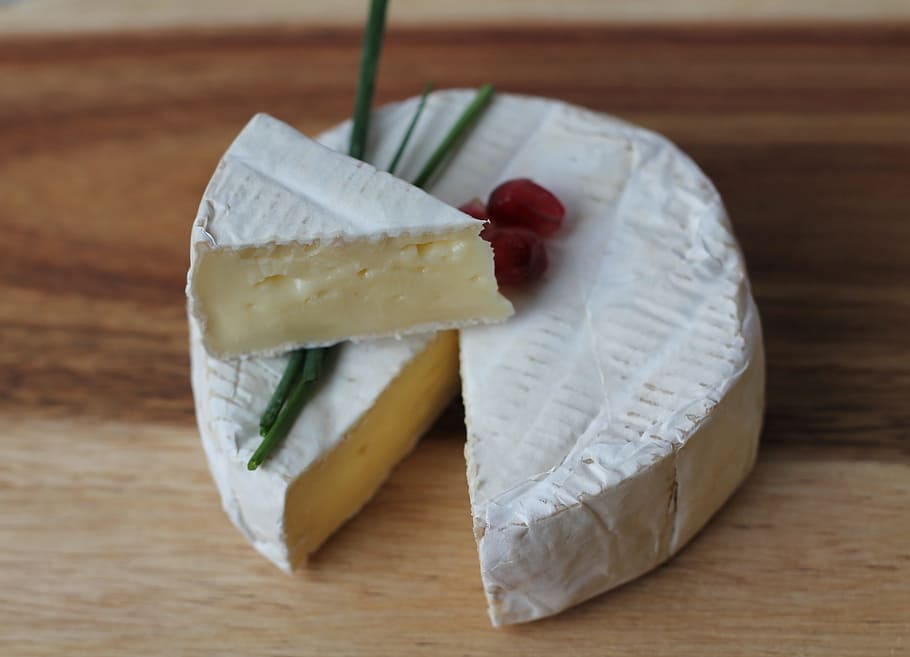 sliced, cake, cheese, slice, camembert, dairy, healthy, food, food and drink, freshness