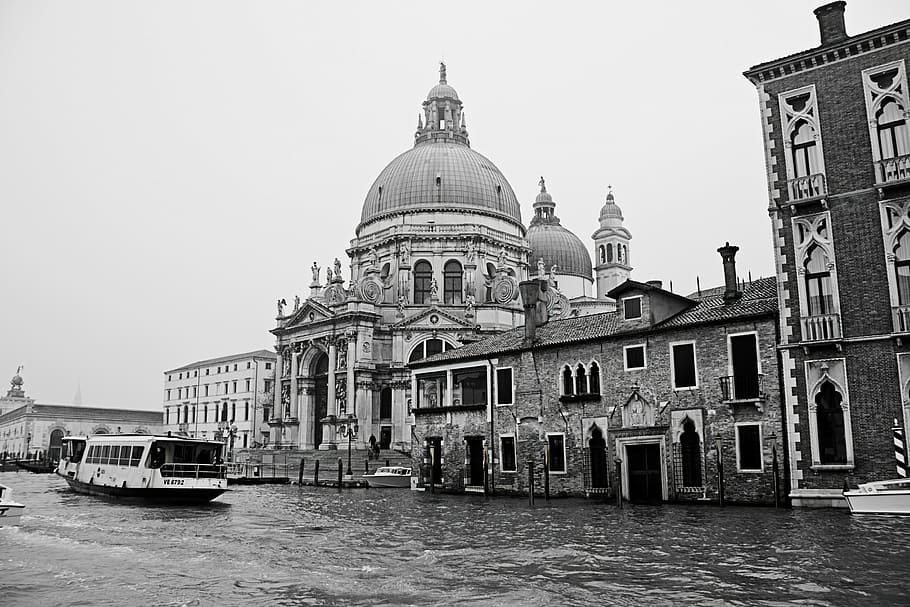 Venesia, jembatan, Italia, saluran, kota, grand canal, tepi air, eksterior bangunan, struktur yang dibangun, arsitektur