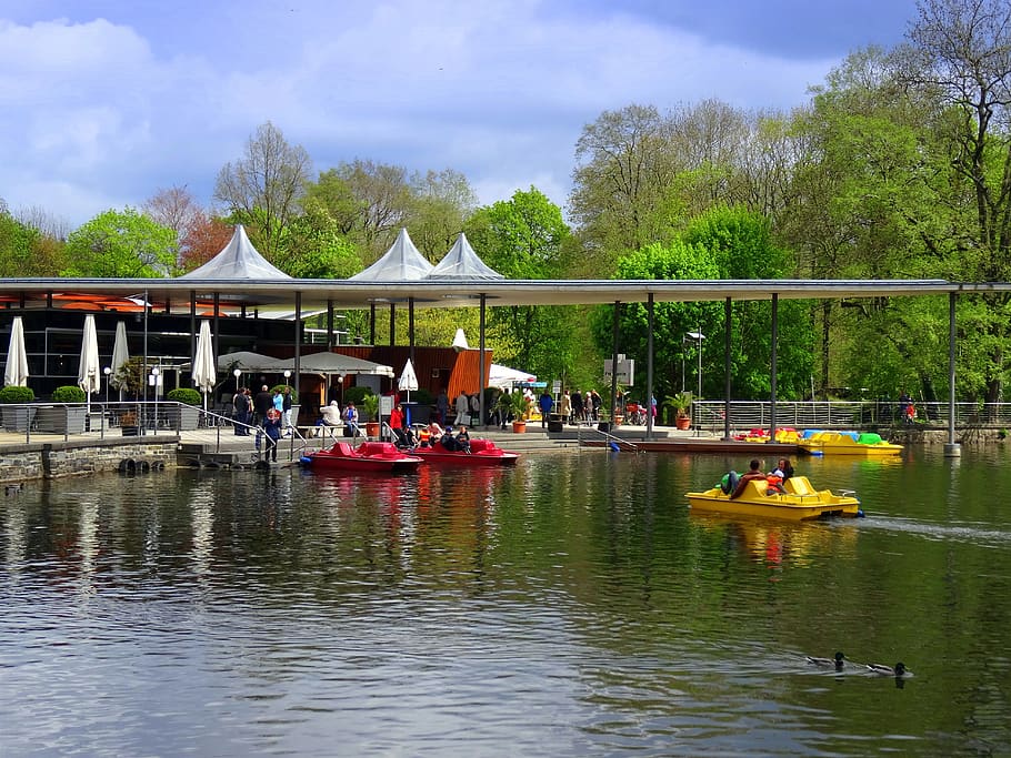 chemnitz, fur mill, fur mill pond, rabenstein, lake, cafe, boat rental, outside catering, pedal boats, boats