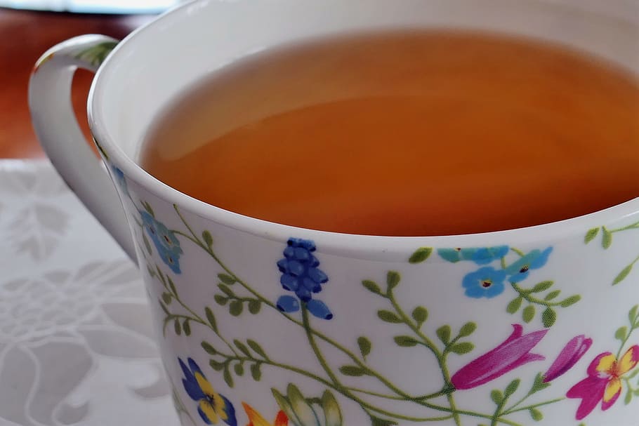 Tee, Secangkir Teh, Cangkir Teh, Porselen, piala, dekorasi, minum, panas, cawan, waktu minum teh