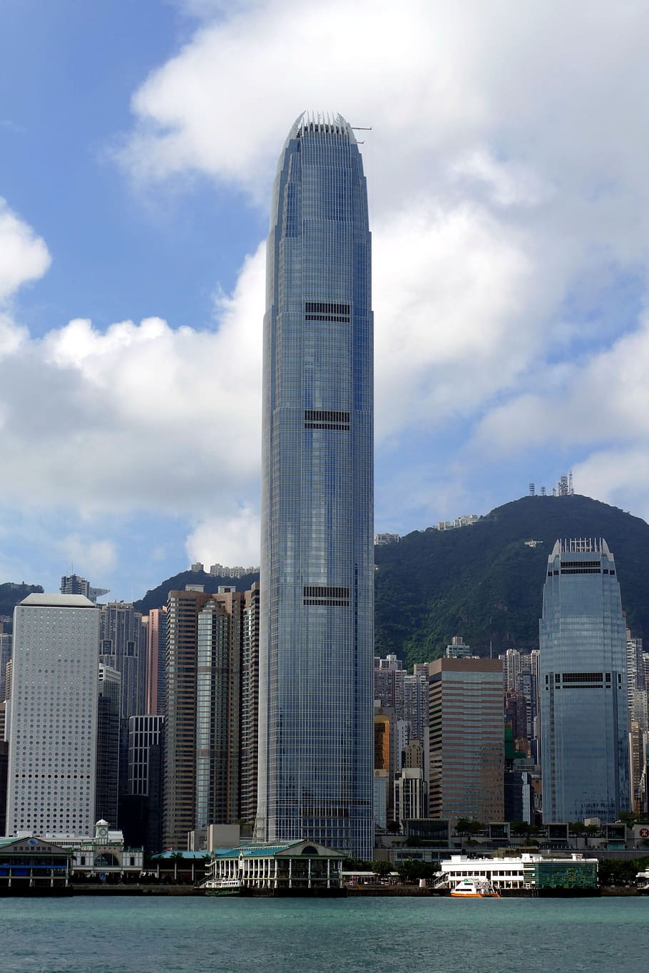 Hong Kong, China, rascacielos, Asia, gran ciudad, horizonte, arquitectura, vidrio, ventana, moderno