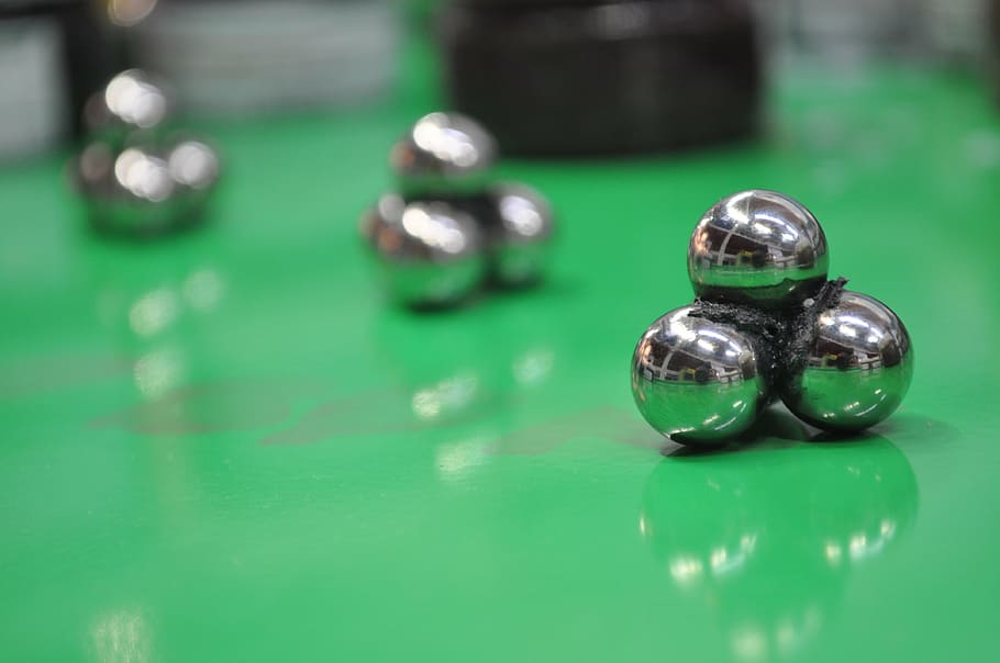 ball, bearing, steel, lubricant, technical, machinery, industry, metal, engine, green color