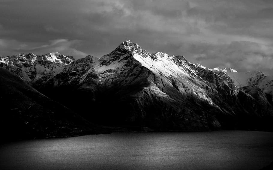 paisaje, Nueva Zelanda, escala, foto, nieve, ensenada, montaña, pintorescos - naturaleza, belleza en la naturaleza, cielo