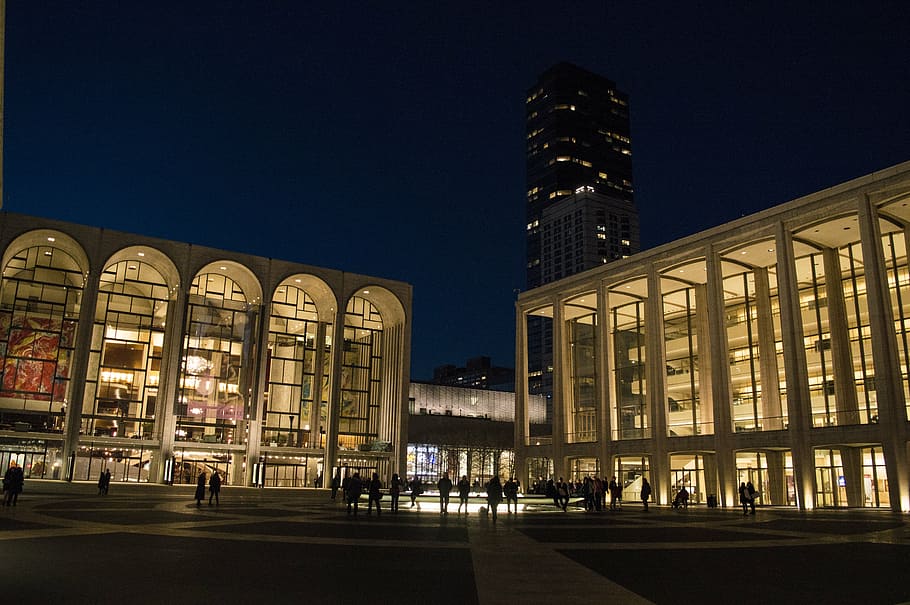 Lincoln Center, Lincoln, centro, Nueva York, hito, América, edificio, nacional, símbolo, ópera
