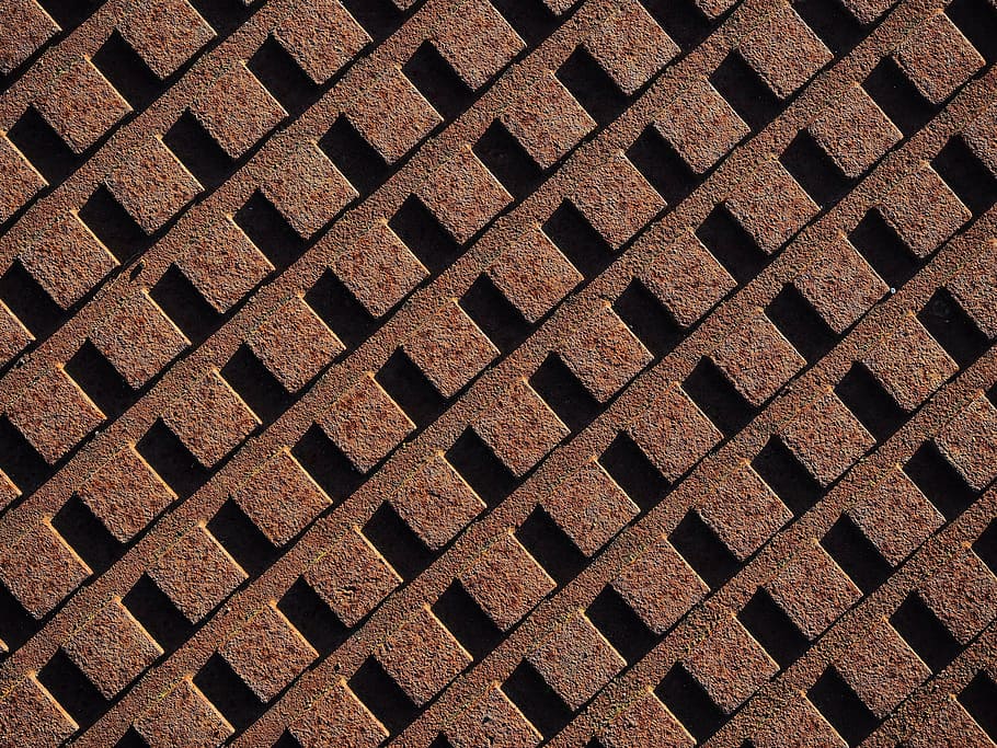brown, brick, digital, wallpaper, rust, rusty, grid, array, pattern, texture