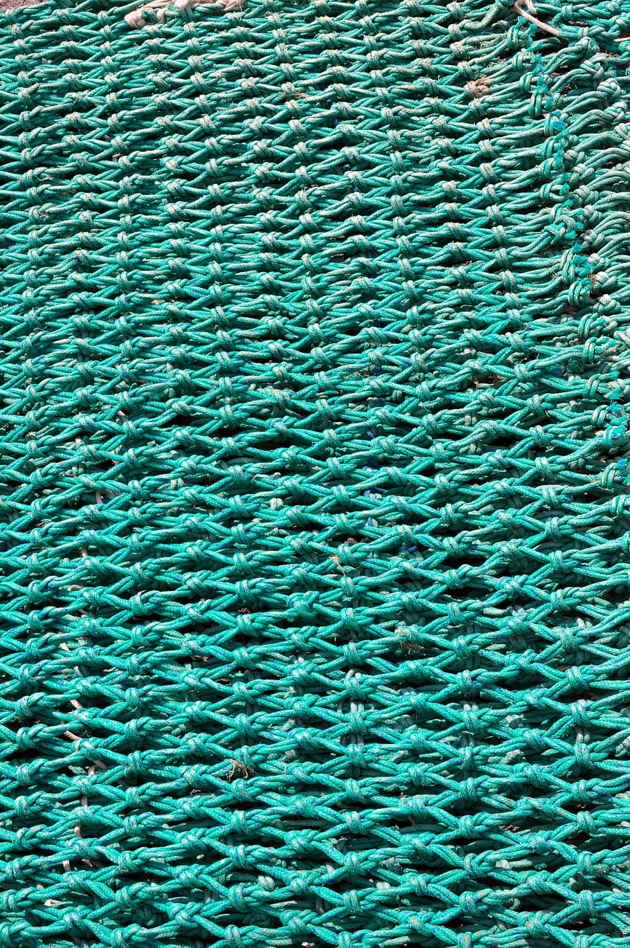 fishing net, mesh, node, backgrounds, full frame, pattern, textured, green color, textile, close-up