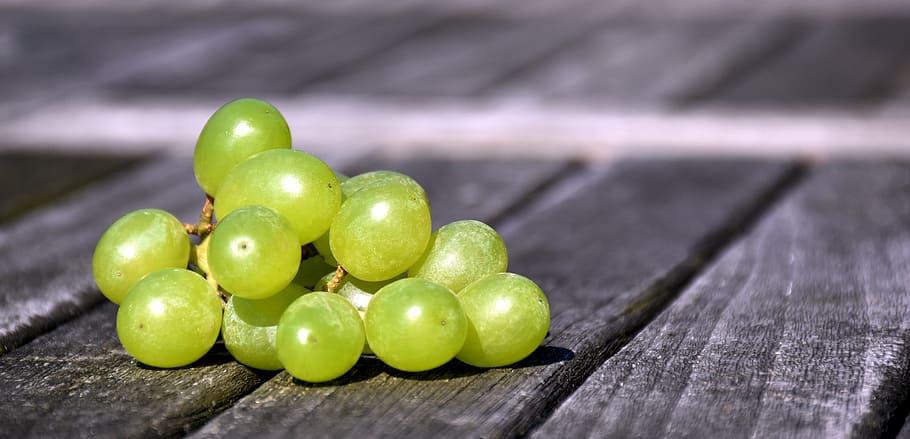 uvas brancas, uvas, vinho, videira, uvas verdes, sem sementes, mesa, fechar, verde, comer