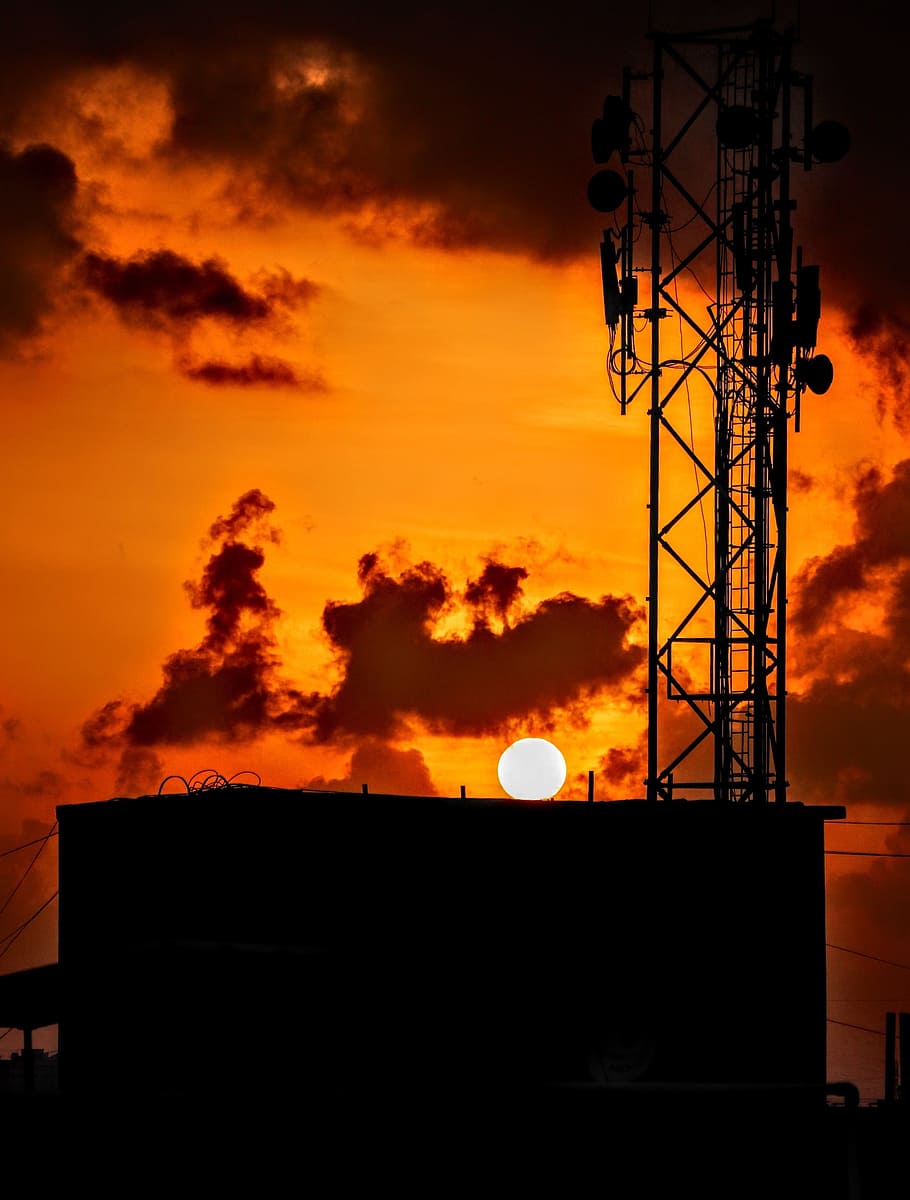 industry, energy, silhouette, pollution, fuel, tower, natural gas, sunset, fossil fuel, technology
