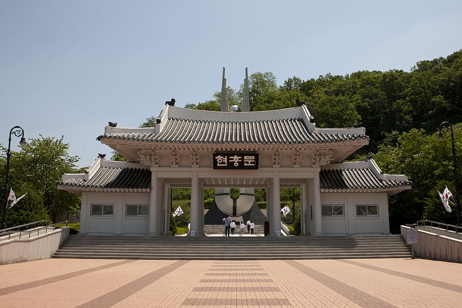 Este Tian Yuan, cementerio nacional, soldado, hotel China Garden, cementerio, mérito, arquitectura, estructura construida, exterior del edificio, árbol