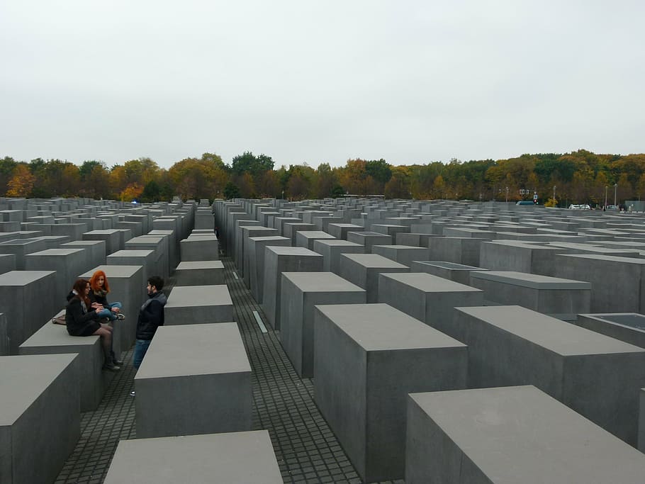 ベルリン, 記念碑, ユダヤ人, 追悼の日, 追悼, ホロコースト, 実在の人々, レジャー活動, ライフスタイル, 自然
