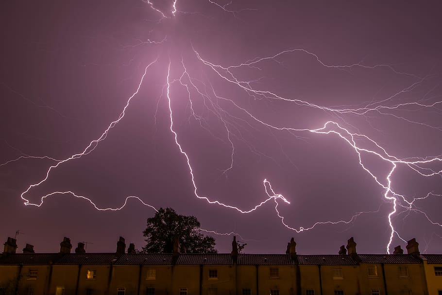 Lightning Storm, Sky, elementos, foto, rayo, naturaleza, dominio público, storn, clima, tormenta