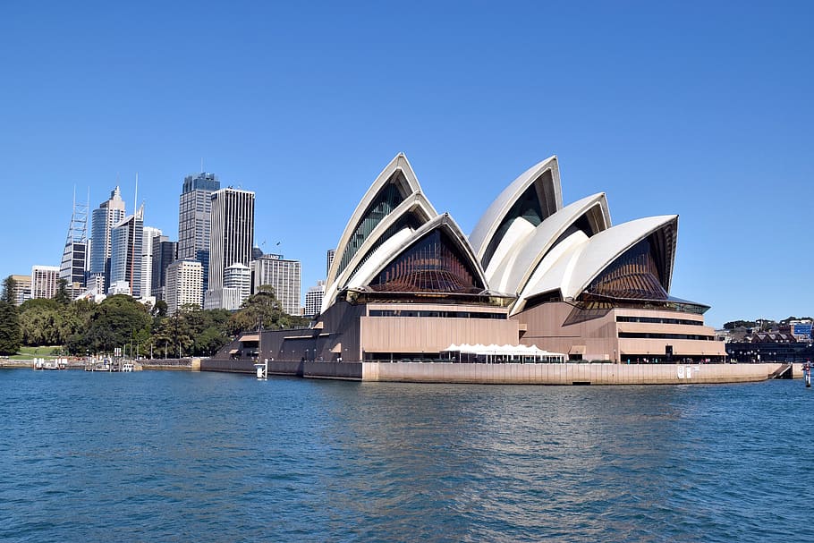 opera house, australia, sydney, harbor, city, opera, tourism, famous, architecture, building exterior