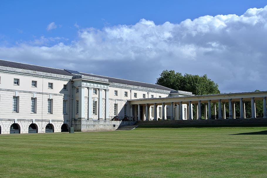 greenwich, maritime, naval, college, heritage, grounds, architecture, grass, building exterior, built structure