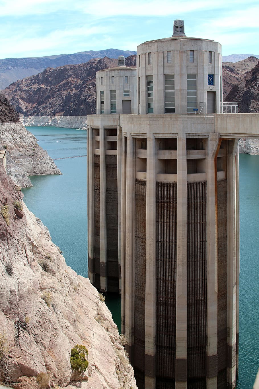 Hoover Dam, Nevada, Water, dam, hoover, arizona, energy, electricity, landmark, nature