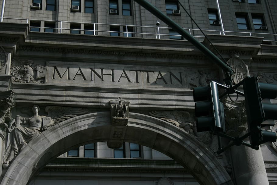 Manhattan, City Hall, Downtown, Nueva York, edificio, punto de referencia, gobierno, histórico, monumento, arquitectura