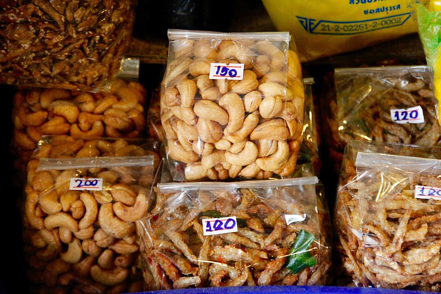 nuts, cores, market, nut, plant, peanuts, cashew cores, cashew, nibble, cashew nut