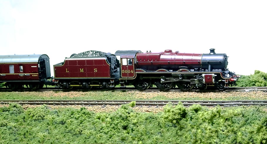 locomotora de vapor, tren de vapor, modelo de ferrocarril, n gauge, locomotora de vapor británica, jubileo, tren, modo de transporte, transporte, tren - vehículo
