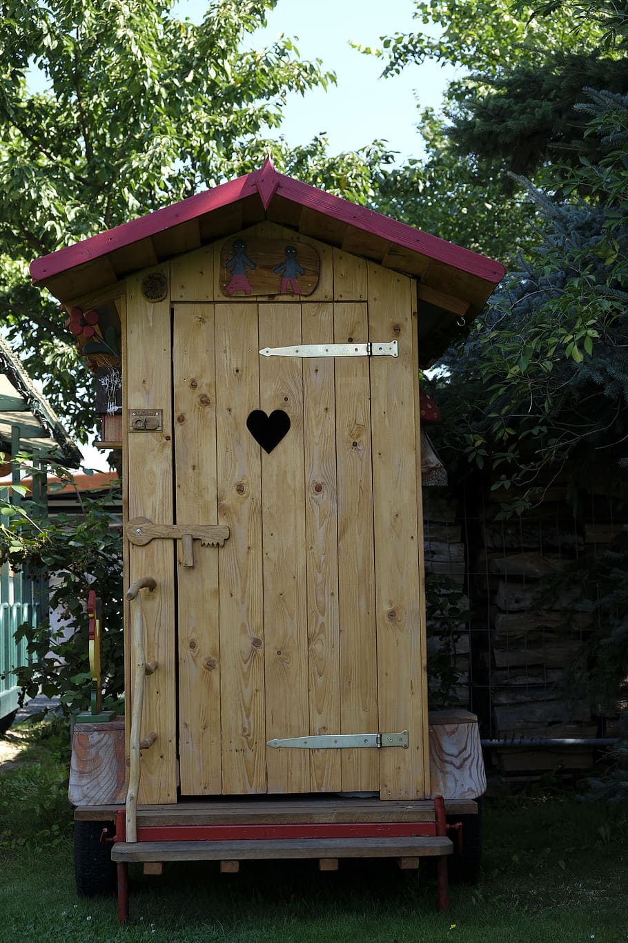 loo, wc, wchäusschen, outhouse, toilet, toilet cabin, session, sanitaryblock, forest, privy