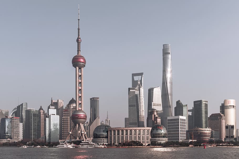 cina, shanghai, kota, bangunan, eksterior bangunan, struktur yang dibangun, Arsitektur, eksterior gedung kantor, tinggi - tinggi, pencakar langit