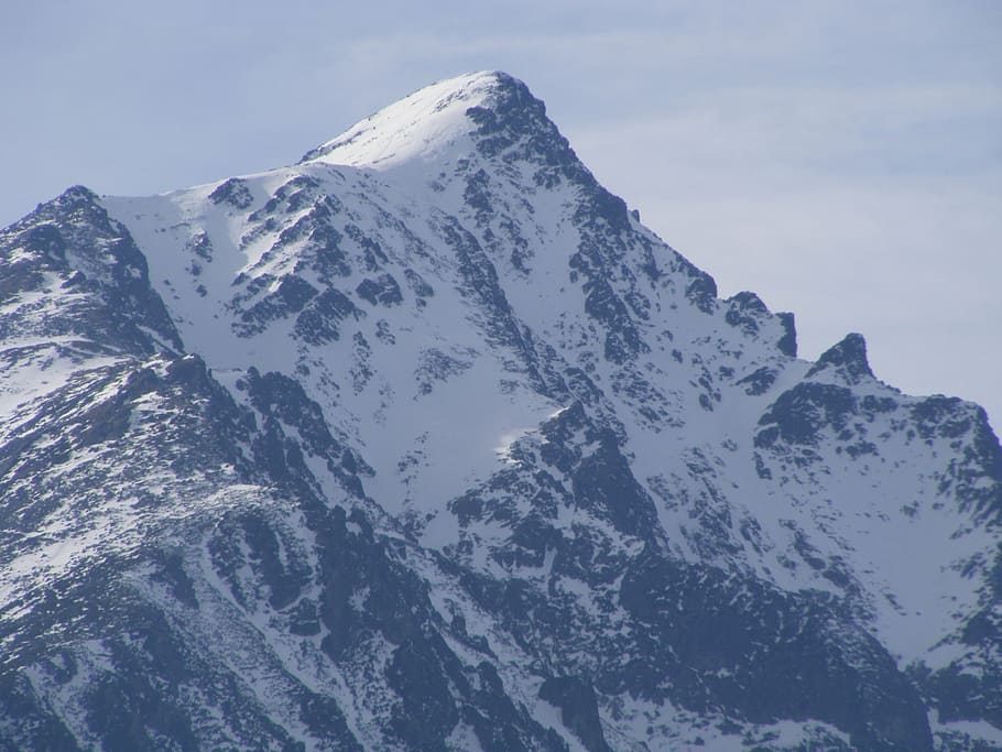 高タトラ山脈, 山, タトラ山脈, 自然の美しさ, 空, 冷たい温度, 雪をかぶった山, 風景-自然, 冬, 雪