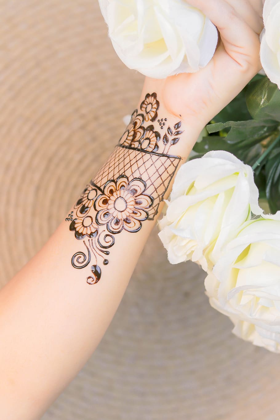 henna, hands, mehendi, pattern, female, palms, design, decoration, india,  art | Pxfuel