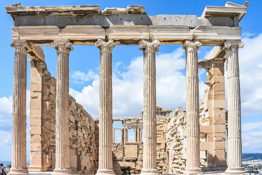 parthenon, greece, acropolis, athens, greece, ancient, greek, architecture, monument, travel, tourism
