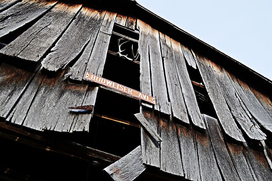 Barn, Wood, Budweiser, Ave, budweiser ave, across the country, kentucky, wood - material, built structure, building exterior