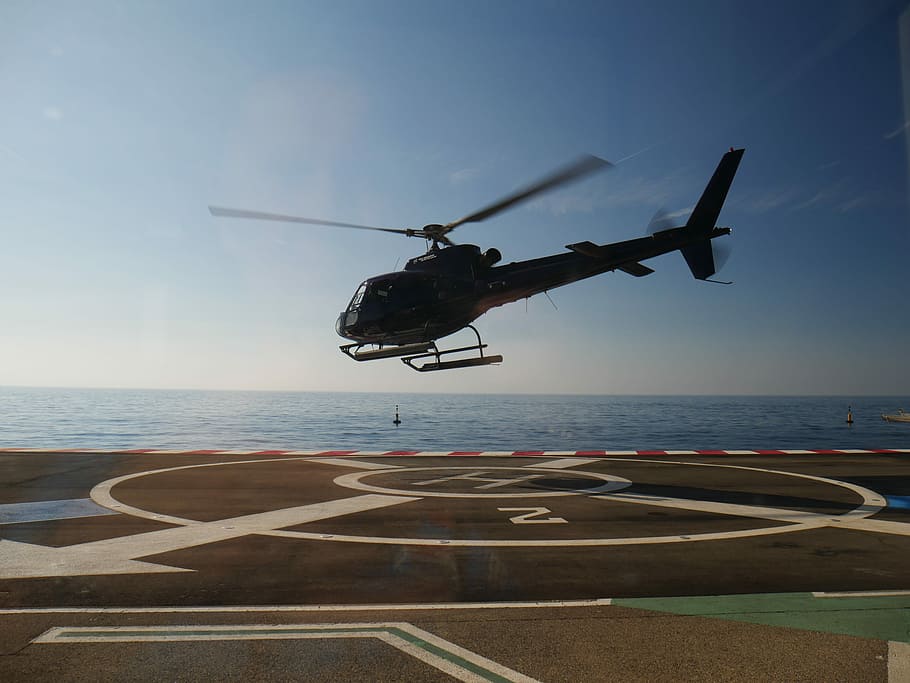 Helicóptero, aterrizaje, heli, helipuerto, salida, despegue, mechas, rotor, vehículo aéreo, militar