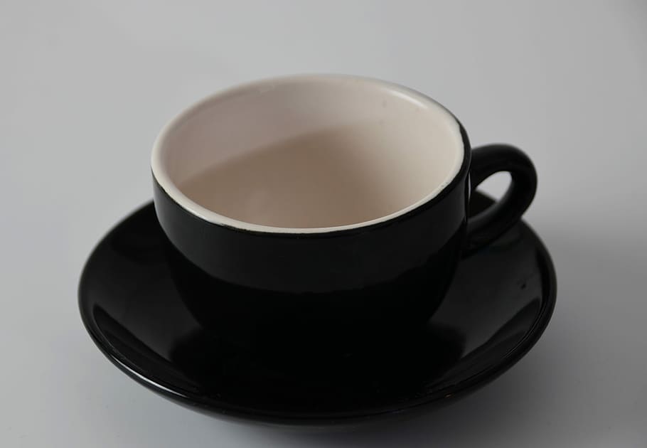 Cup, Black And White, White, Coffee, Coffee Mug, coffee, espresso, drink, pause, coffee time, black