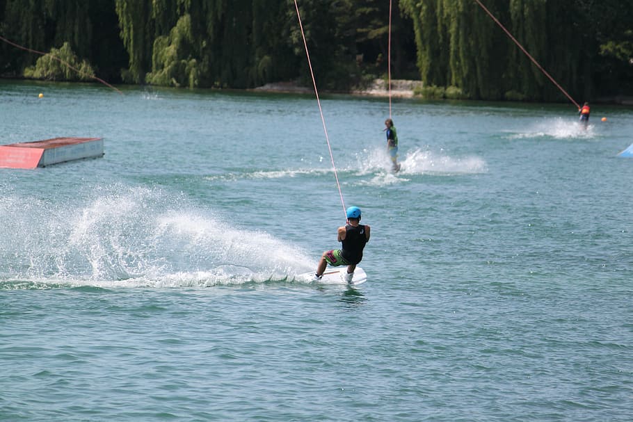 water, sport, water sports, wakeboard, leisure, sea, action, waters, jump, holiday