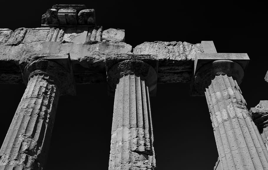 Templo, griego, ruina, lugares de interés, tiempos antiguos, antigüedad, Sicilia, Grecia, columnar, ciudad griega